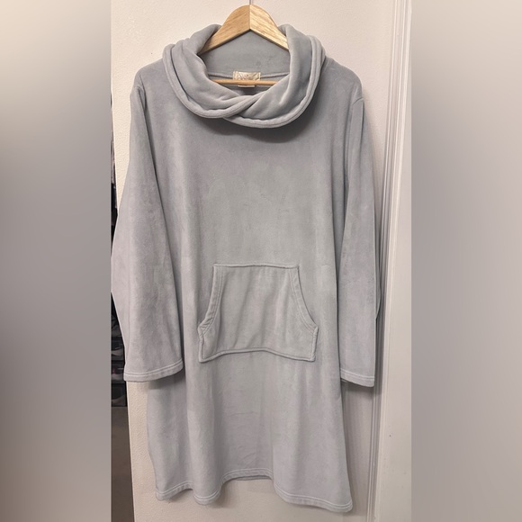 Softies Snuggle Lounger Light Blue Size 2X/3X Oprah’s Favorite Cozy Robe - Picture 2 of 13